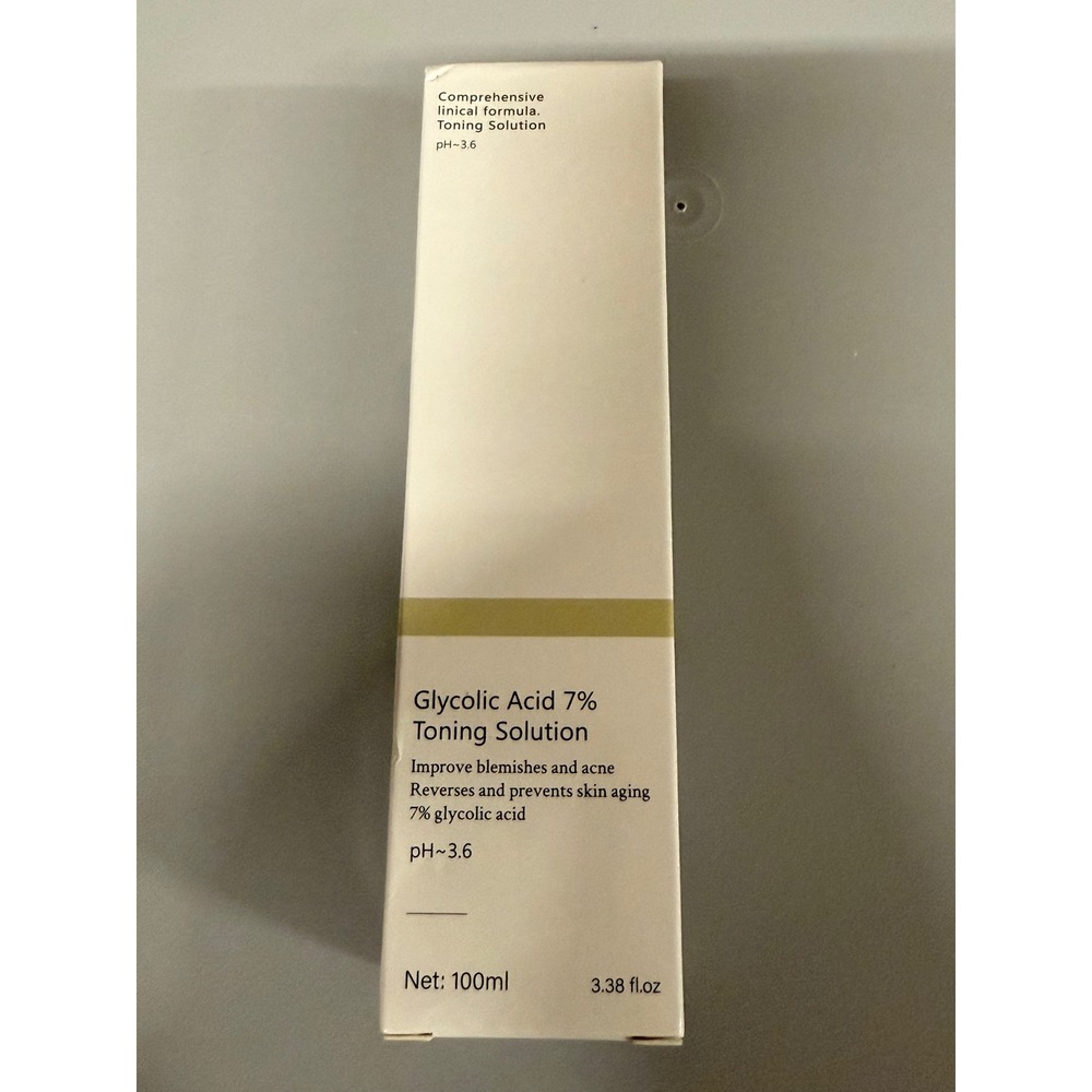 Glycolic Acid 7% Toning‎ Solution Blemishes Acne Skin Aging 100ml